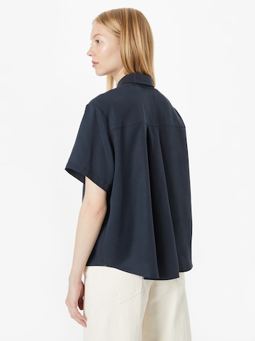 Samsøe Samsøe - Blusa 'MINA' em azul