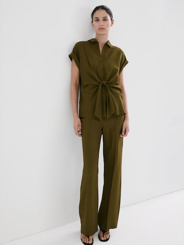 MANGO Bluzka 'NUDO' w kolorze zielony