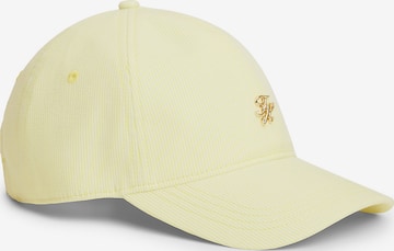 TOMMY HILFIGER Cap 'Seersucker' in Gelb: Vorderseite