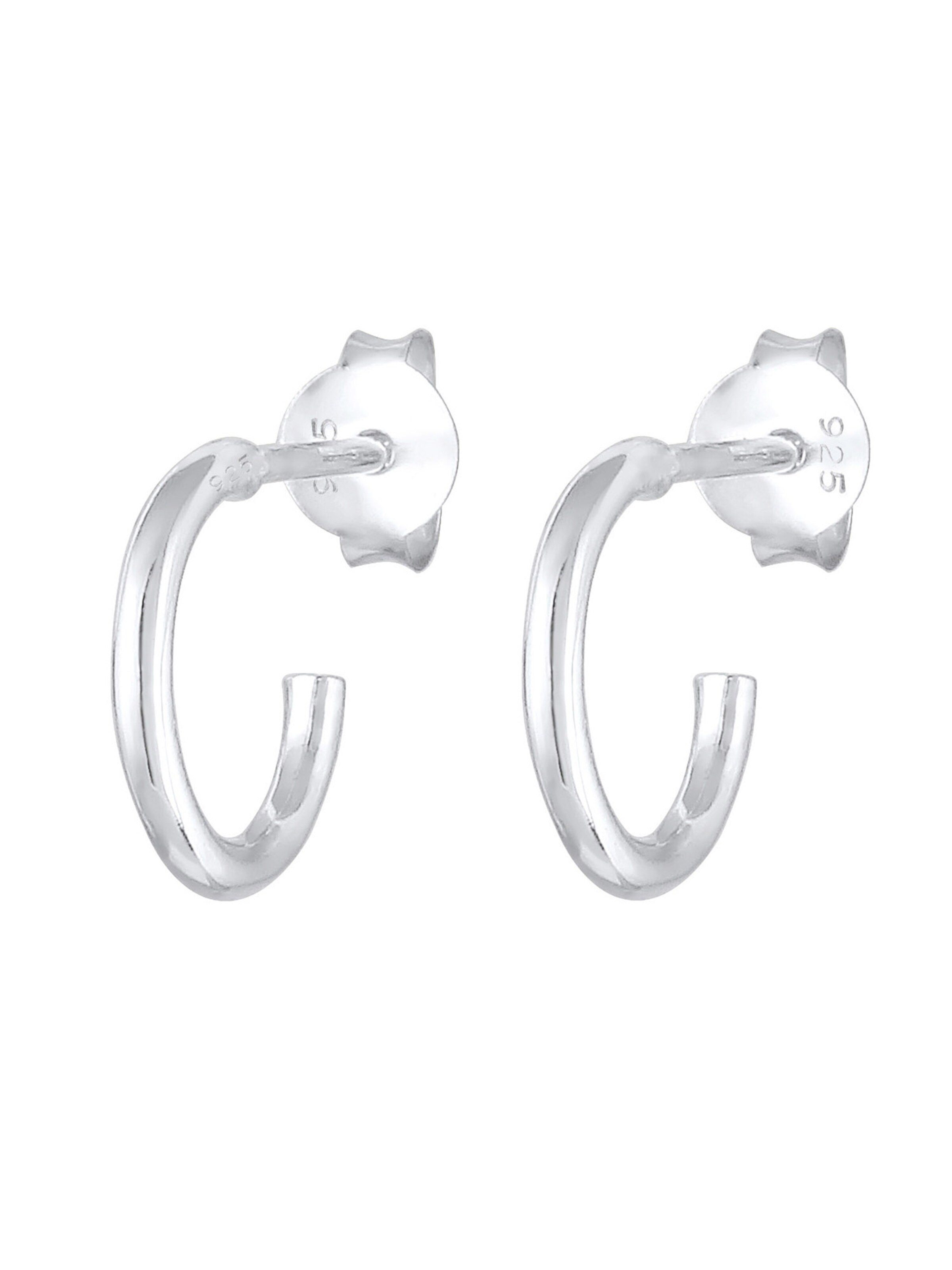 sidabrinė ELLI Auskarai: priekis