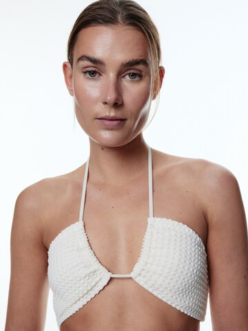 EDITED - Triángulo Top de bikini 'Heide' en blanco