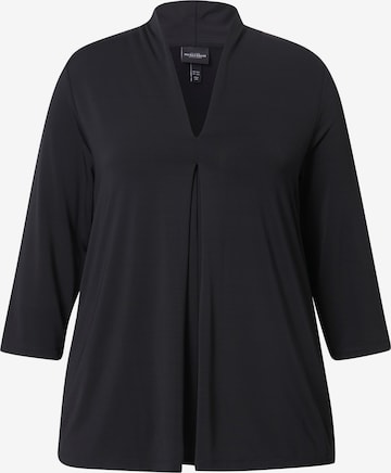 Ulla Popken Blouse in Black: front