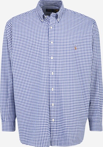 Camicia di Polo Ralph Lauren Big & Tall in blu: frontale