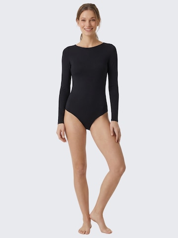 Body 'Tine' Myjama en noir : devant