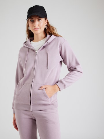 ROXY Sweatvest 'SURF STOKED' in Lila: voorkant