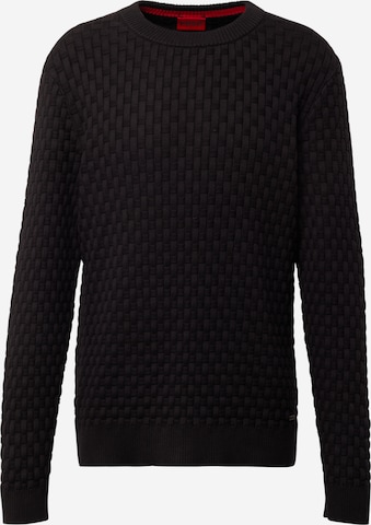 HUGO Red - Pullover 'Stubon' em preto: frente