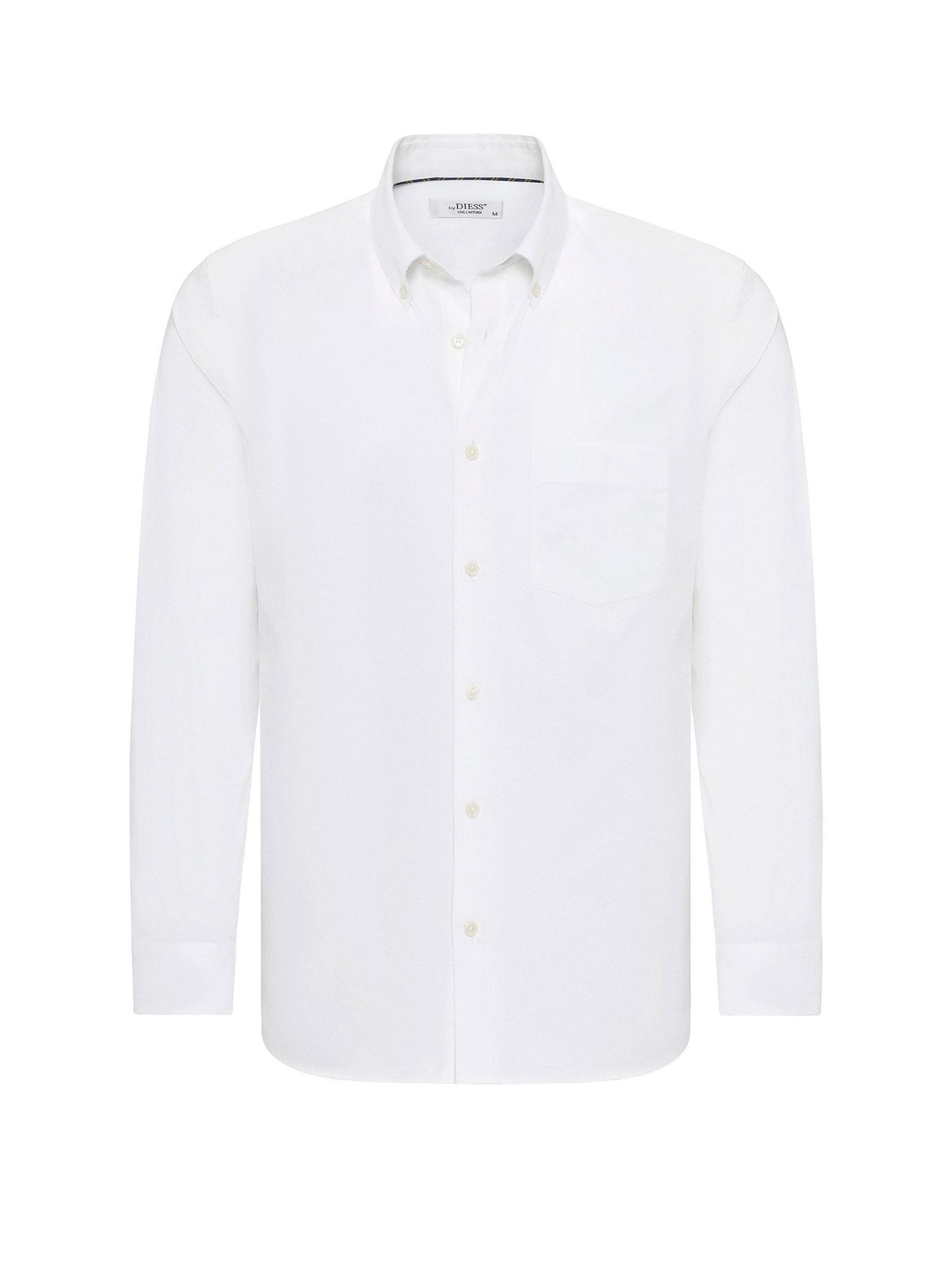 Regular fit Camicia di By Diess Collection in bianco: frontale