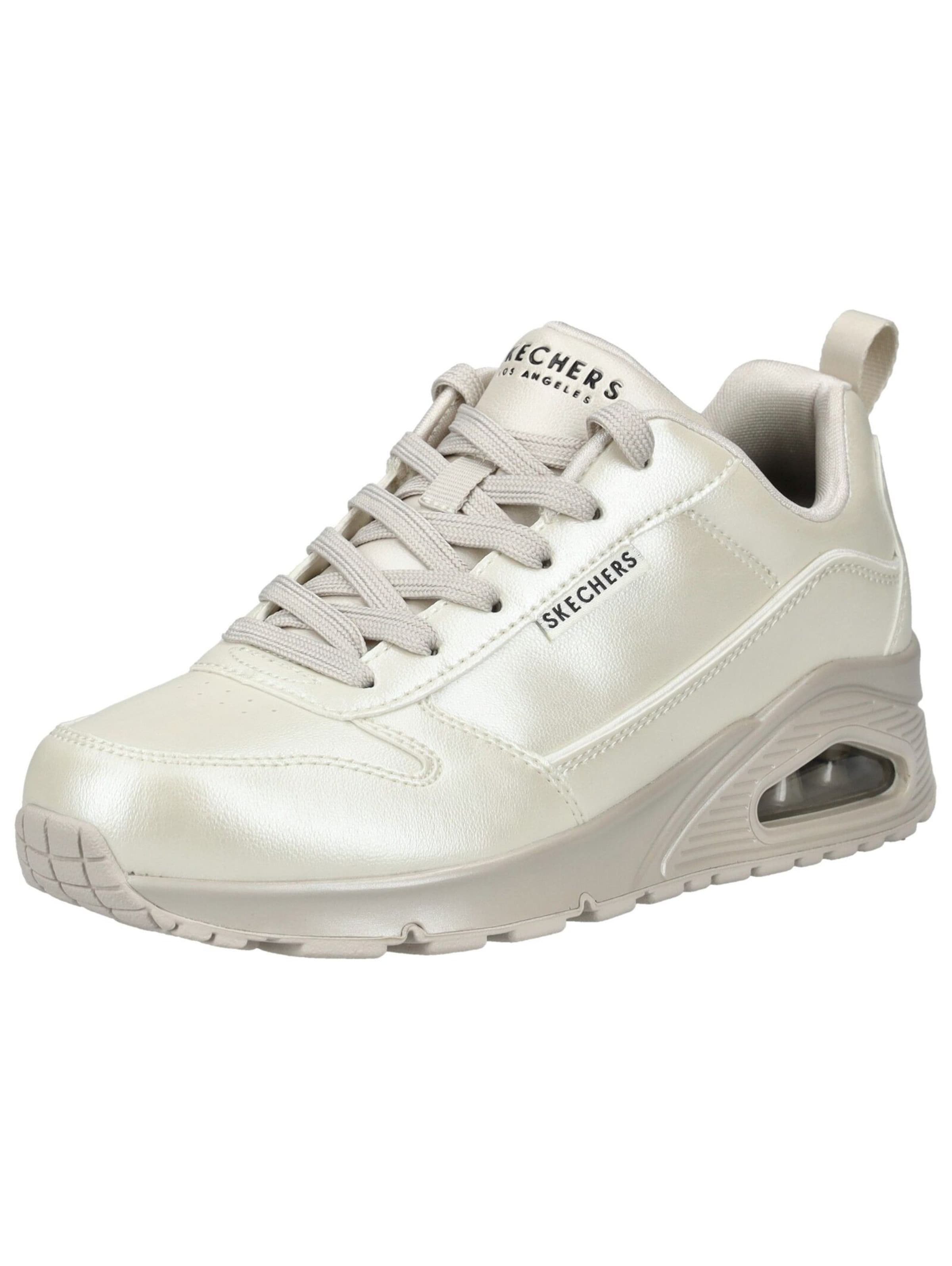 SKECHERS Platform trainers 'Uno - Galactic Gal' in White: front
