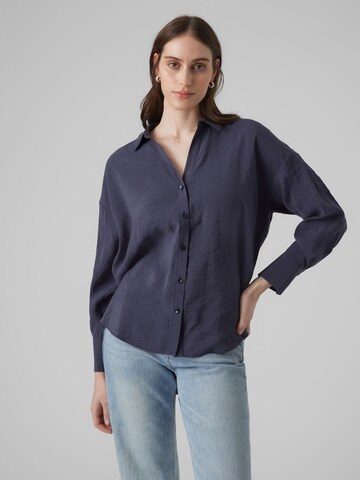 VERO MODA Blouse 'Quenny' in Blue: front