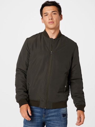 Only & Sons Regular fit Between-Season Jacket 'Jack' in Green: front