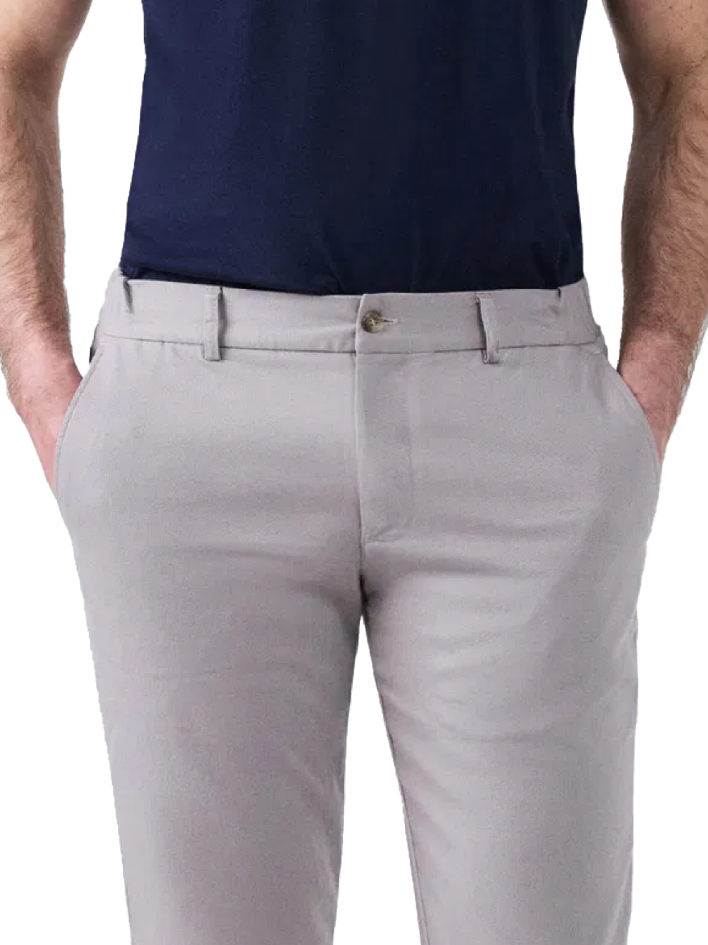 D’S Damat Regular Chino 'Groom' in Grijs