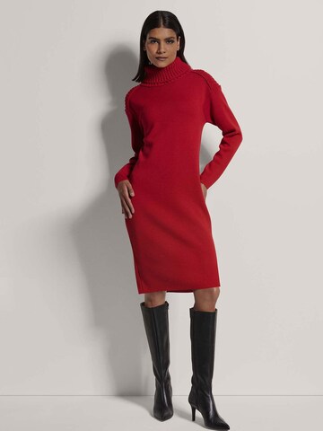 MADELEINE Gebreide jurk in Rood