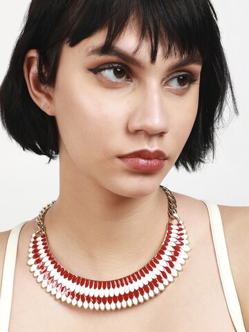Collana ' Meryle ' di SOHI in rosso: frontale