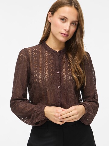VILA - Blusa 'CHIKKA' en marrón