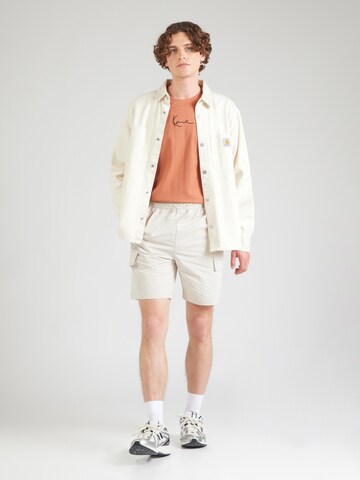 Karl Kani regular Cargobukser 'Essential' i beige