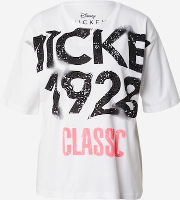 T-shirt 'Mickey' Frogbox en blanc : devant