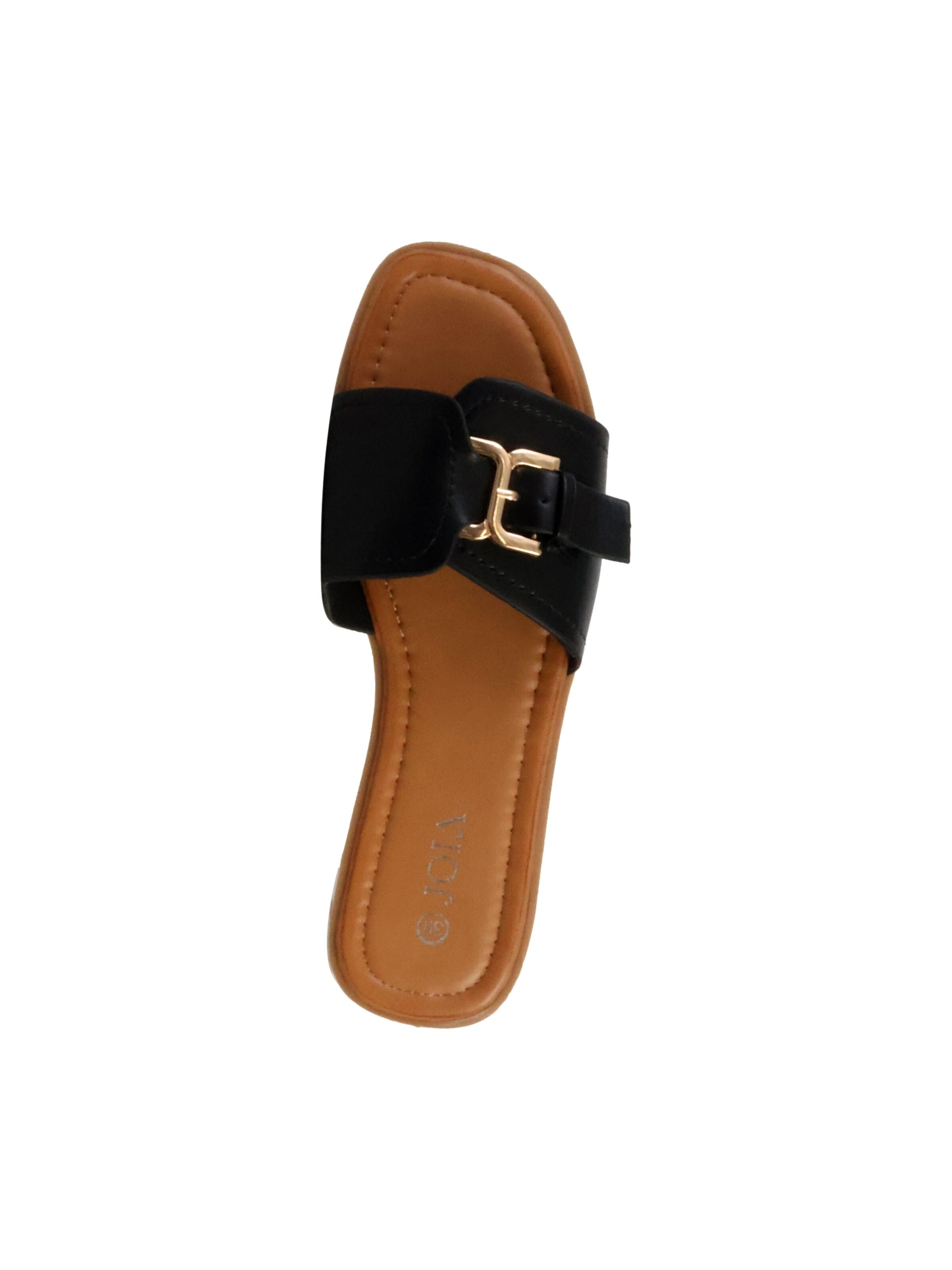 Joia - Sandalias 'Flache Sandalen zum Hineinschlüpfen' en negro