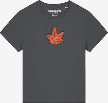 Maglietta 'Herbst' di Watapparel in grigio: frontale