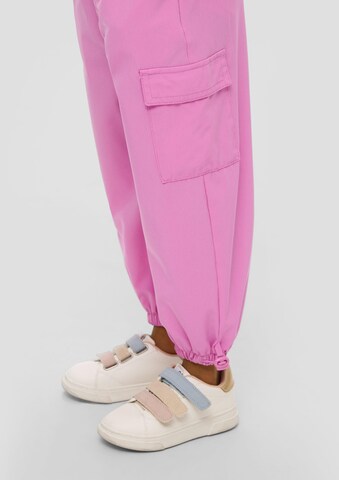 Tapered Pantaloni di s.Oliver in rosa