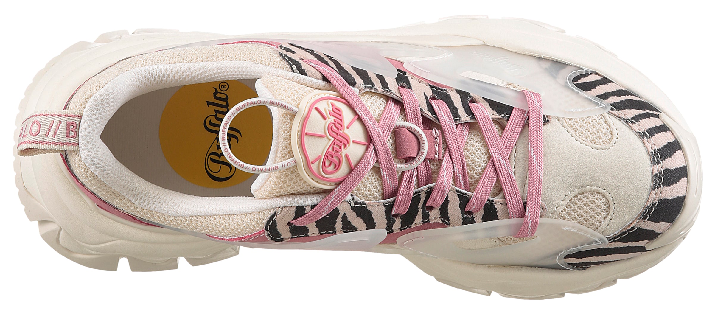 BUFFALO Sneaker low 'Trail One' i hvid