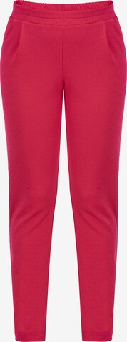 Pantalon à pince 'ERYKA' Karko en rose : devant