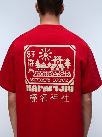 NAPAPIJRI T-shirt 'Teza' i röd