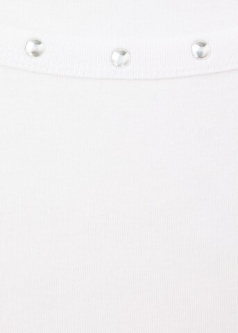 T-shirt 'NIEVE' MANGO TEEN en blanc