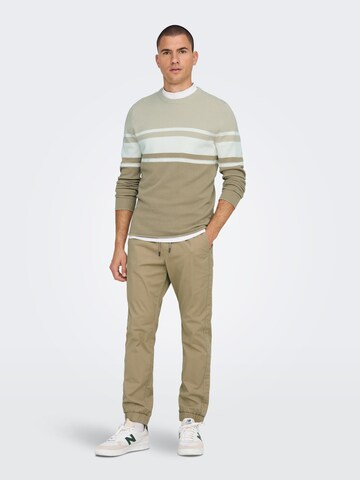 Only & Sons Sweater 'Niguel' in Grey