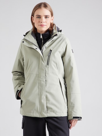KILLTEC Outdoorjacke in Grün: Vorderseite