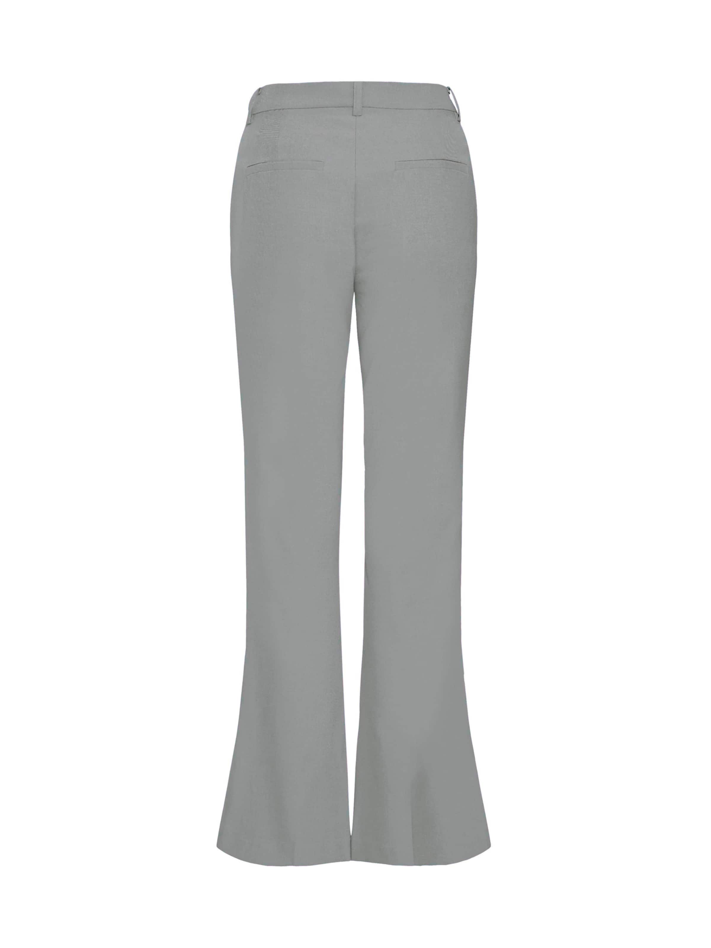 ICHI Flared Pants 'IHFava' in Grey