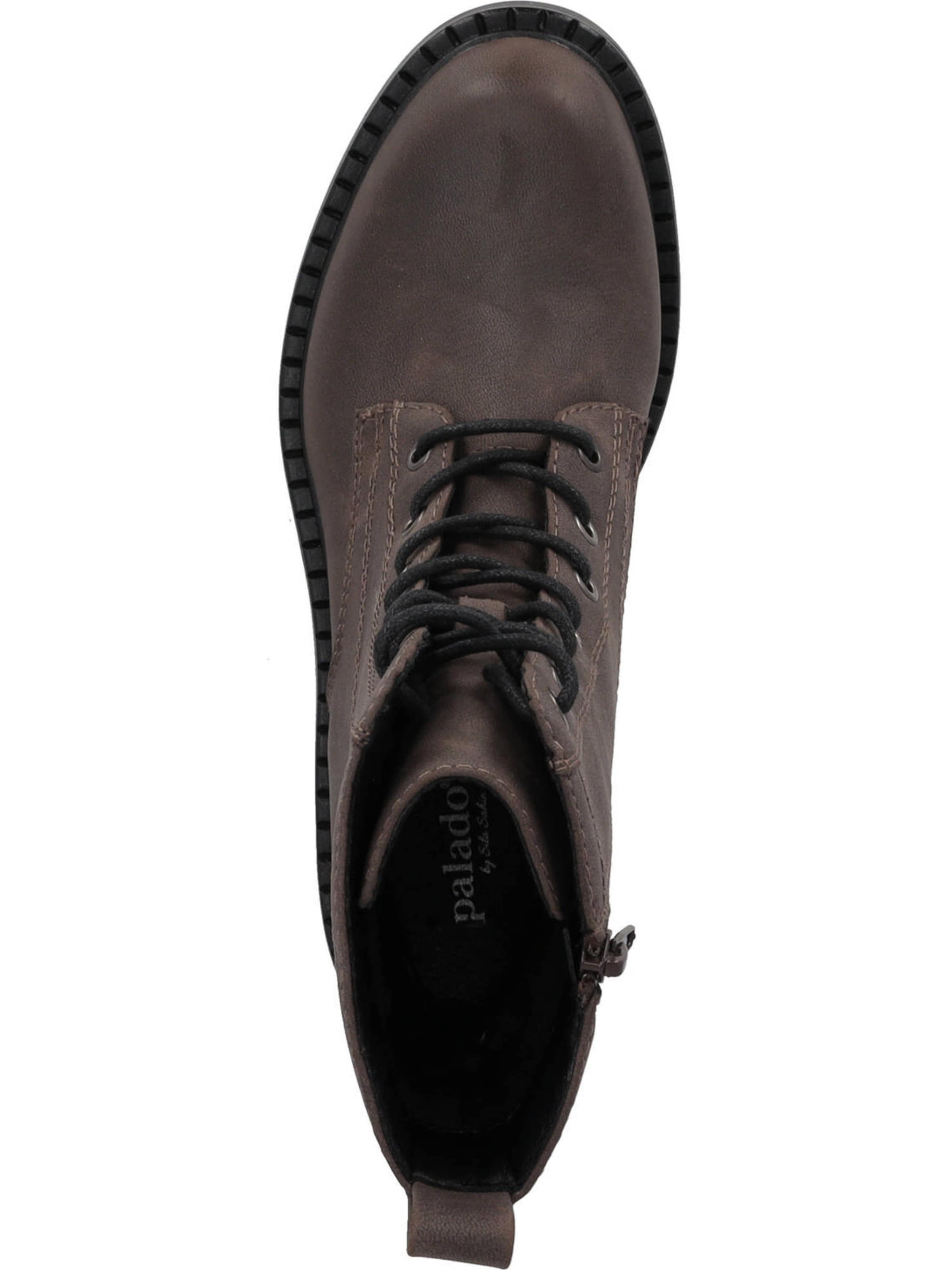 Palado by Sila Sahin Schnürstiefel 'Xeldra' in Grau