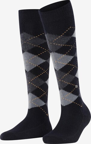 BURLINGTON Overknee Strümpfe 'Whitby' in Schwarz: Vorderseite