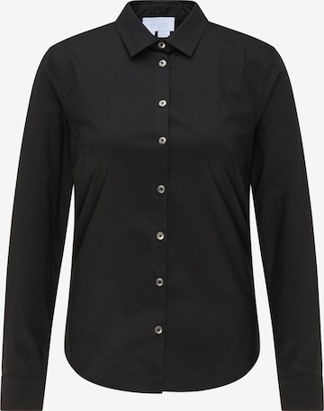 Camicia da donna di usha BLUE LABEL in nero: frontale