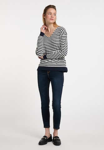 Pull-over 'Takelage' DreiMaster Maritim en bleu