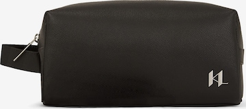 Karl Lagerfeld Toilettilaukku värissä musta: etupuoli