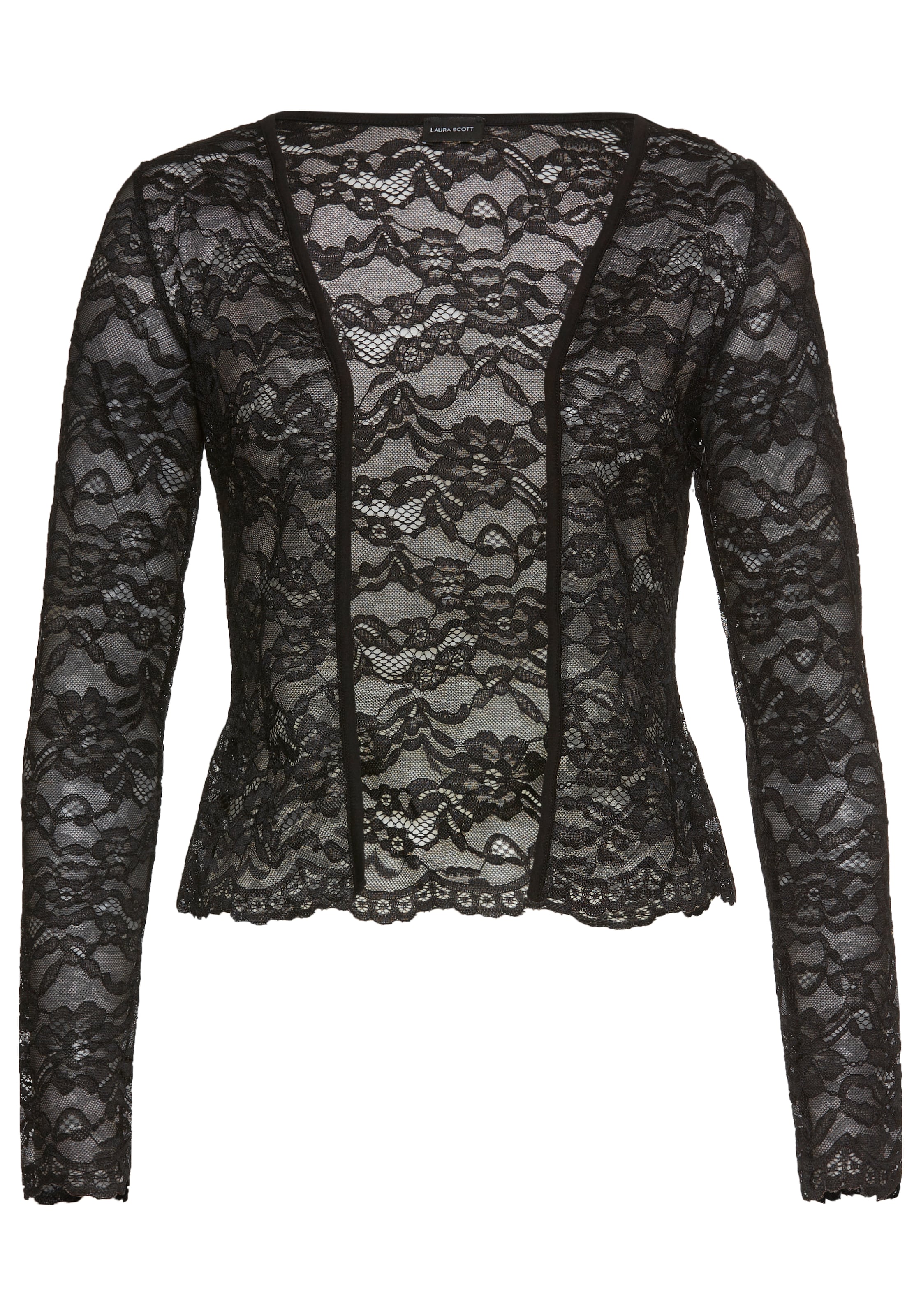 LAURA SCOTT Bluse in Schwarz: Vorderseite