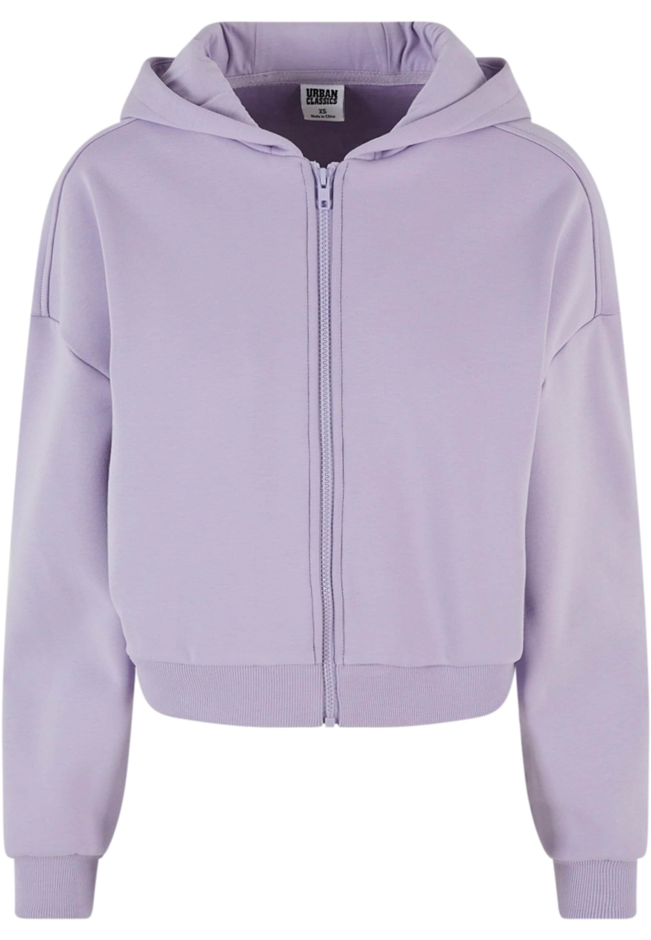 Veste de survêtement Urban Classics en violet : devant