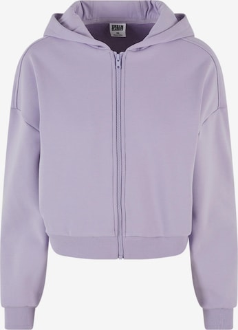 Urban Classics Sweat jacket in Purple: front