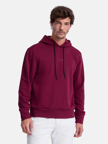 PIERRE CARDIN Sweatshirt in Rood: voorkant