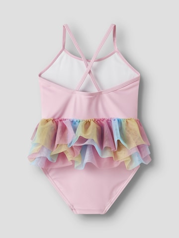 NAME IT Fürdőruhák 'NMFZUPA' - rózsaszín