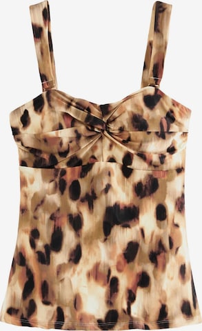 Top per tankini di Next in marrone: frontale