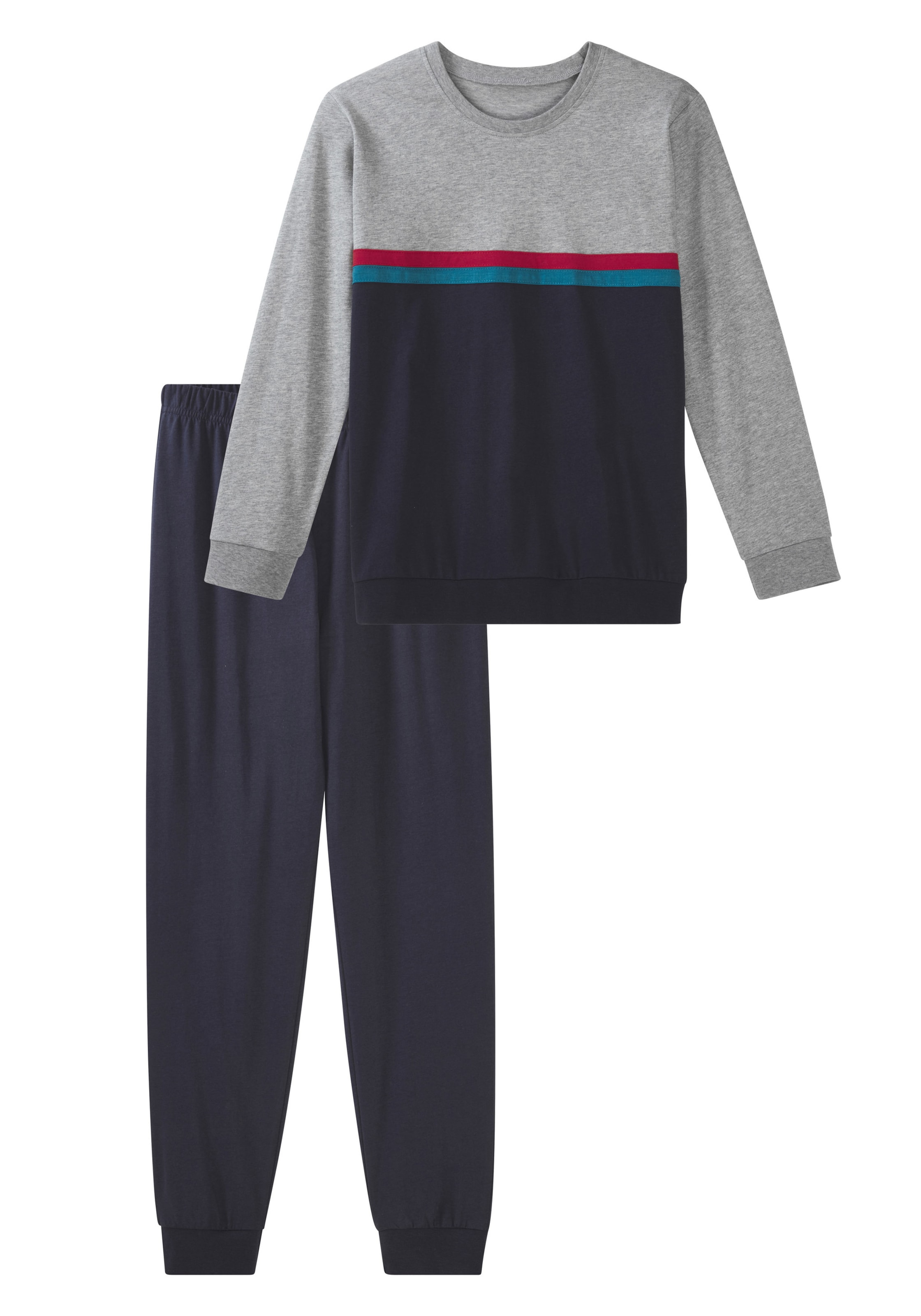 LE JOGGER Pajamas in Blue: front