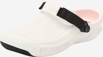 Crocs Clogs in White: front