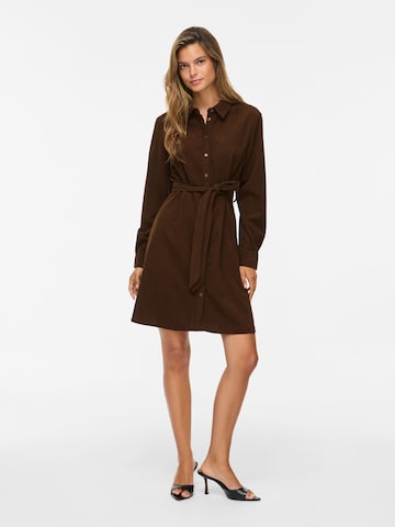 VILA Blousejurk 'VIElsa' in Bruin: voorkant