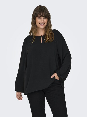 ONLY Carmakoma Shirt 'METTA' in Zwart: voorkant