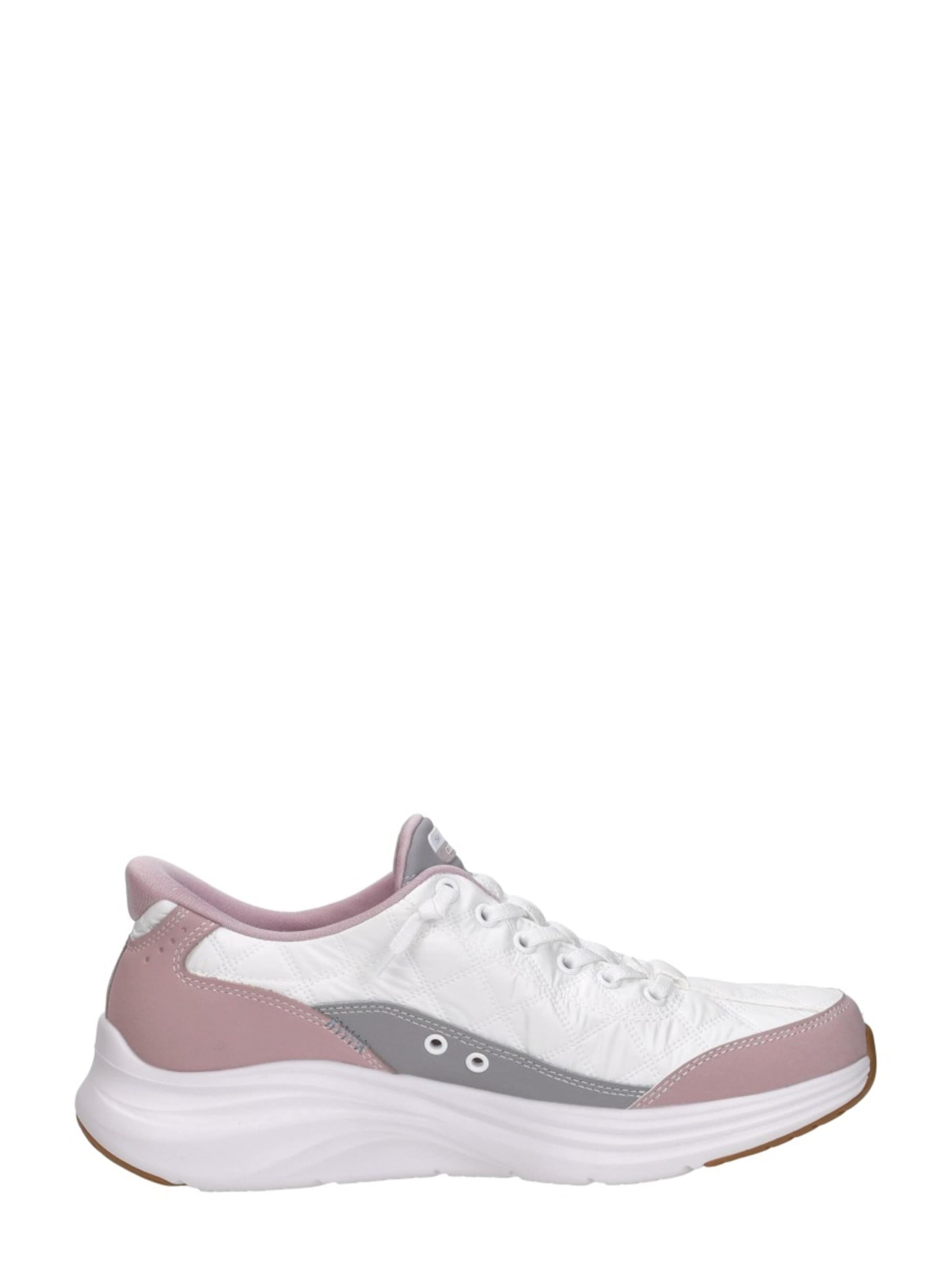 Baskets basses 'Slip-Ins: Cozy Fit Knotted Bungee' SKECHERS en blanc