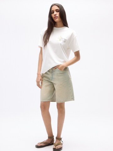 Pull&Bear Shirt in Wit