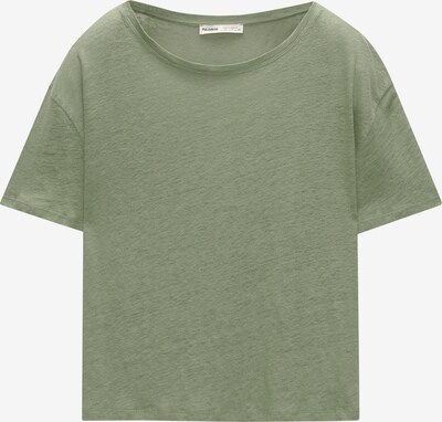 Pull&Bear T-Shirt in grünmeliert, Produktansicht