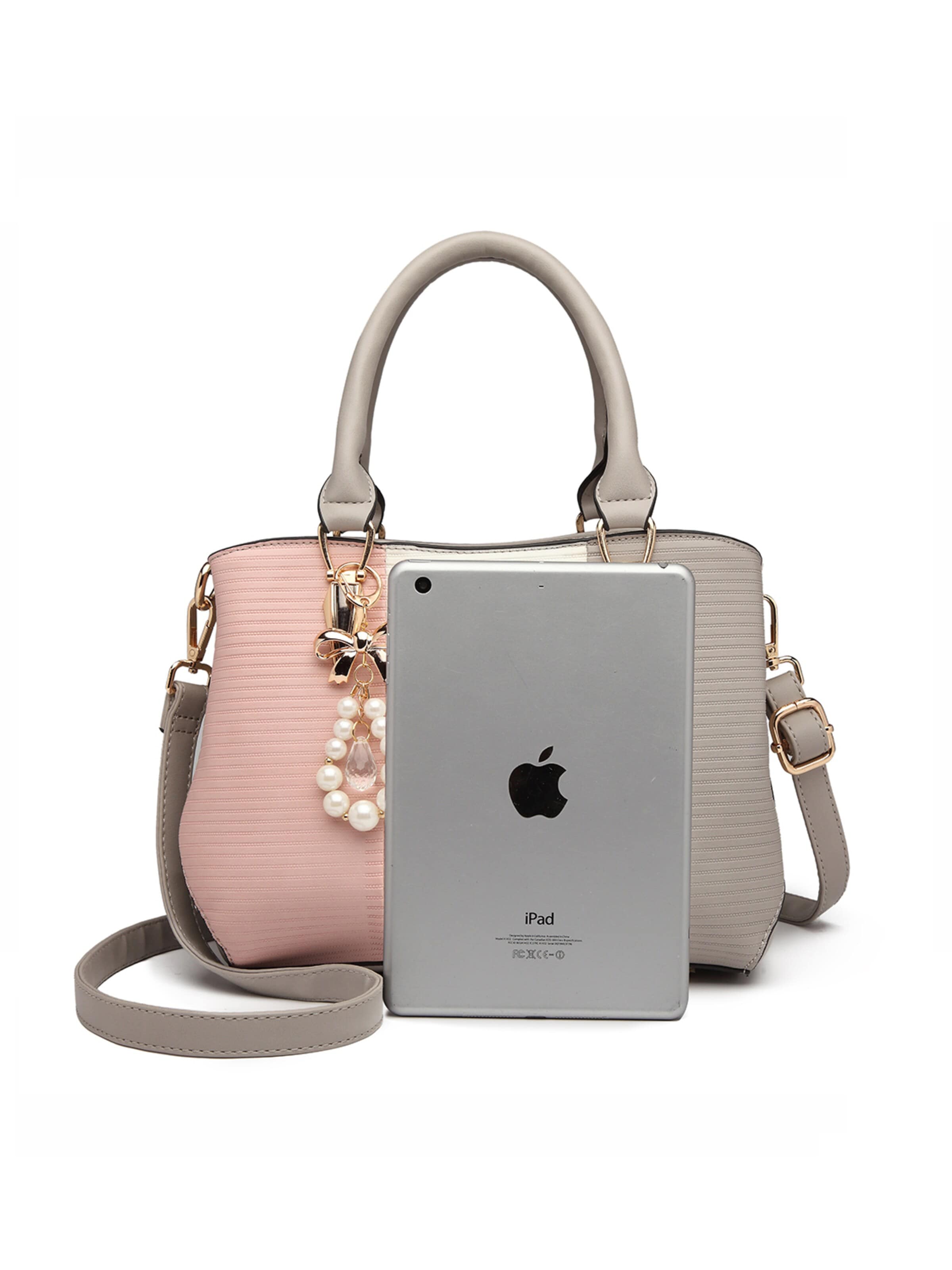 Miss Lulu Shoulder Bag in Grey