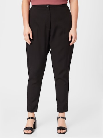 Coupe slim Pantalon Dorothy Perkins Curve en noir : devant